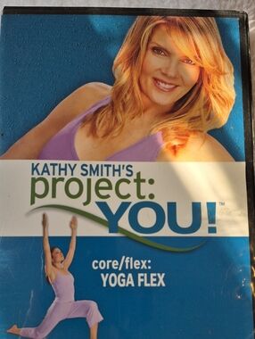 Kathy Smith's Project: You! Core/Flex Yoga Flex DVD - Purple & Blue